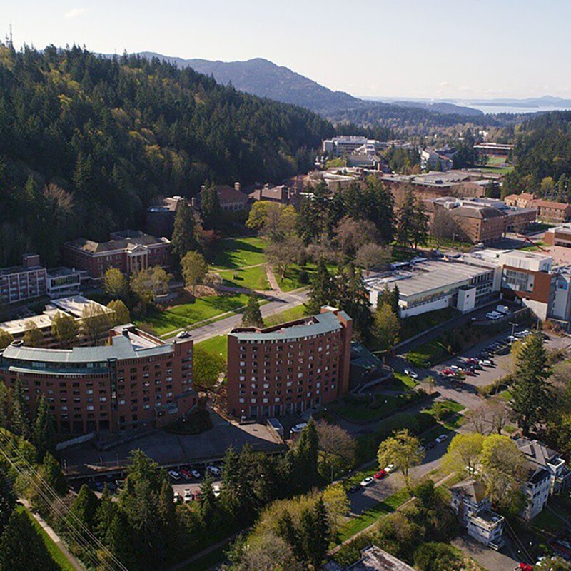 WWU Campus from the sky