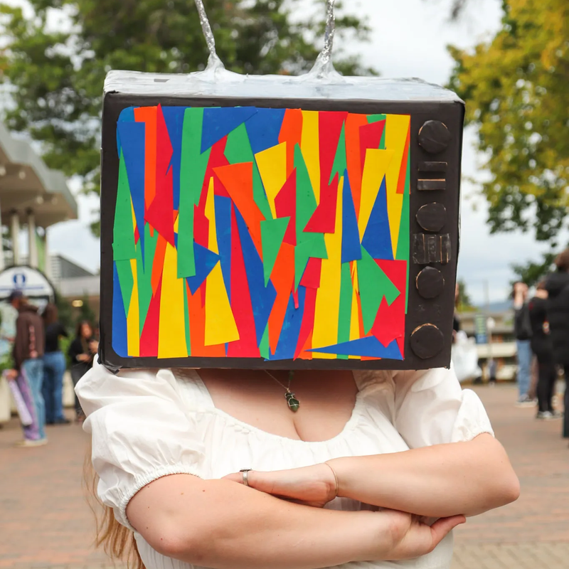 Picture of Wally at the info fair in 2023.