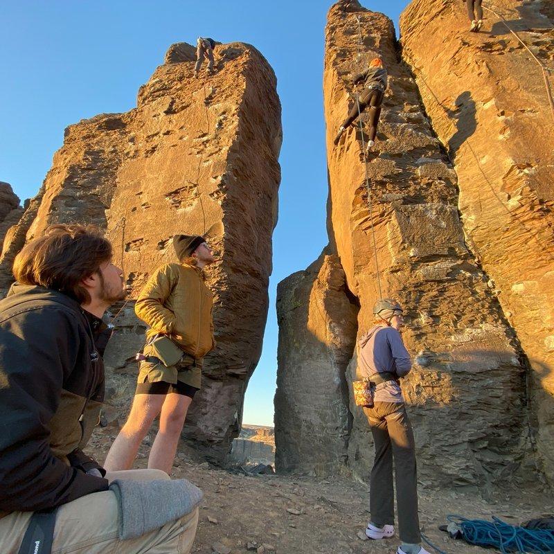 Rock climbing