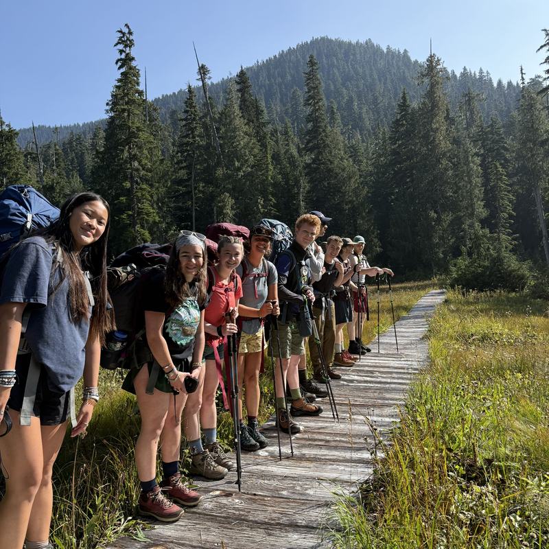 Crew heading into the wilderness