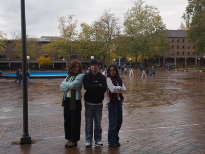 Julieta, Quincy, and George