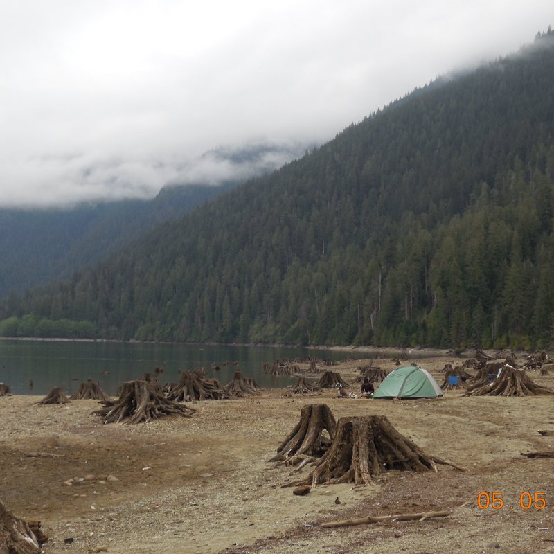 Camping at Baker Lake