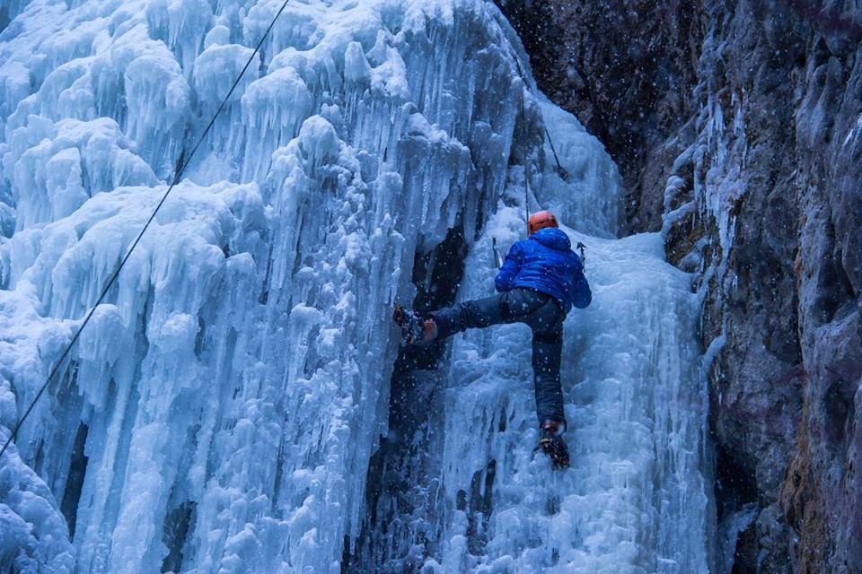 Ice climbing