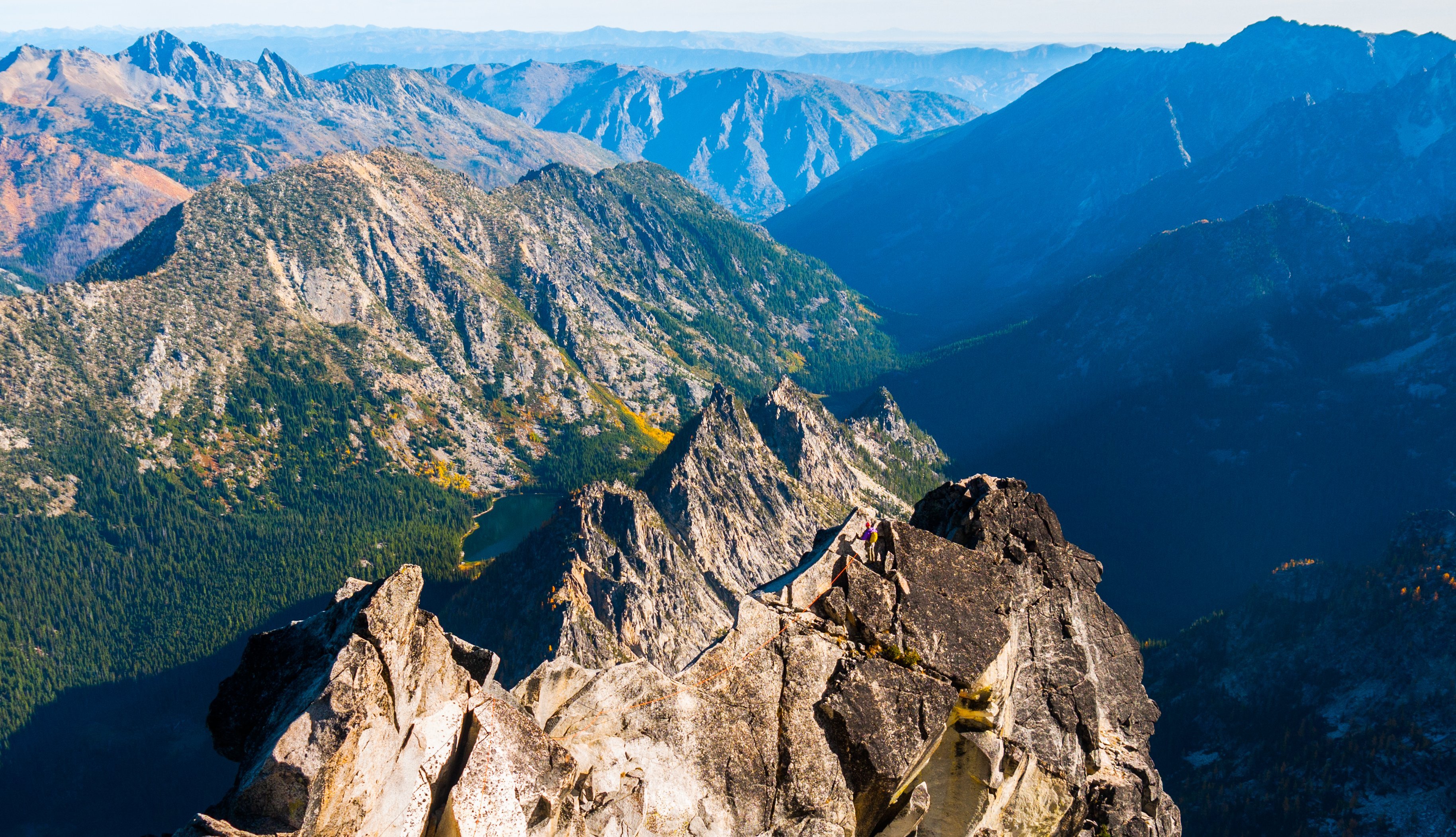 Aerial photo of Mountains