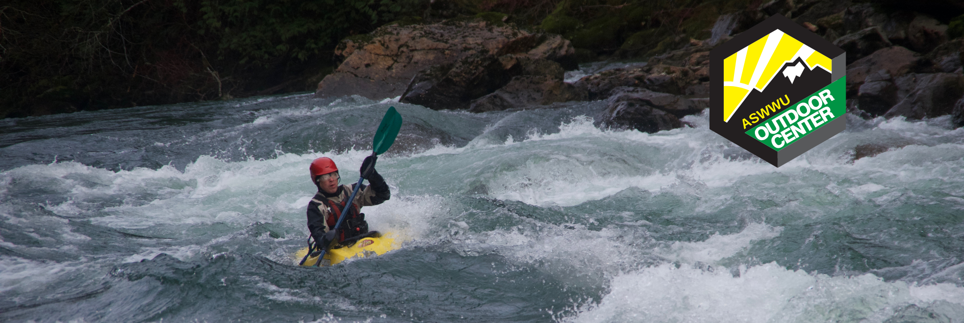 Kayaking on the river