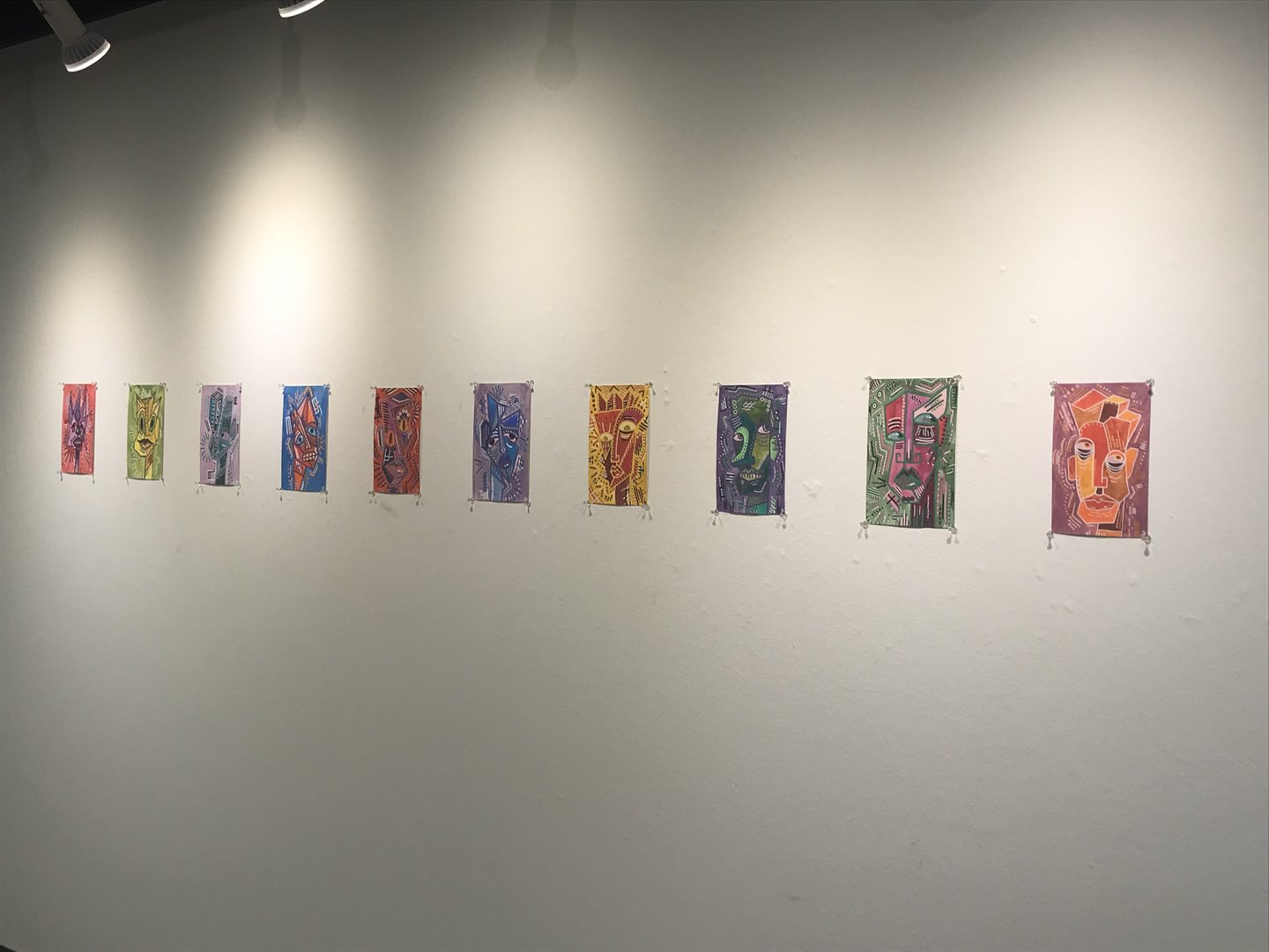 Installation view of all ten pieces in the VU Gallery from the right side angle.jpg